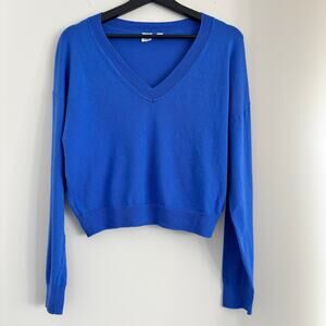 Gap Long Sleeve Women's Sweater Blue Size Small